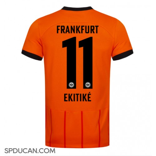 Muški Nogometni Dres Eintracht Frankfurt Hugo Ekitike #11 Rezervni 2024-25 Kratak Rukav